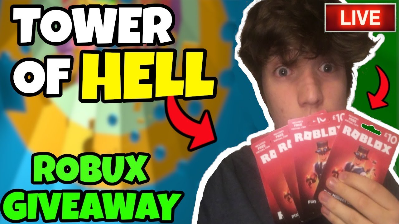 Tower Of Hell Live Rage Robux Giveaway Playing With Viewers Roblox Piggy Later - boys and girls group and robux giveaway roblox