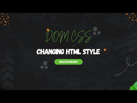 Adding and Changing HTML style | DOM tutorial in tamil #dom #creativecodeofficial #javascriptdom