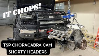 Assembling the 5.3 + first start with the TSP CHOPACABRA cam in my Silverado!