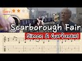 🔴Scarborough Fair - Simon & Garfunkel - Acoustic Fingerstyle Guitar Tutorial - Tabs & Chords, Lyrics chords