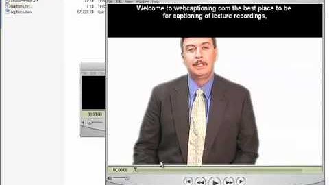 How To Add Captions To QuickTime Movies