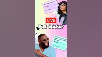 कैसे करें: Live Poll Sticker ऐड करें ✅