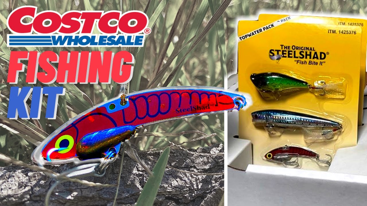 WHAT??? Costco Has Fishing Kits! STEELSHAD Lipless Crankbait YouTube