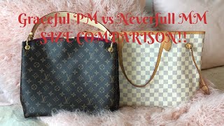 Graceful PM vs Neverfull MM Size Comparison!! 