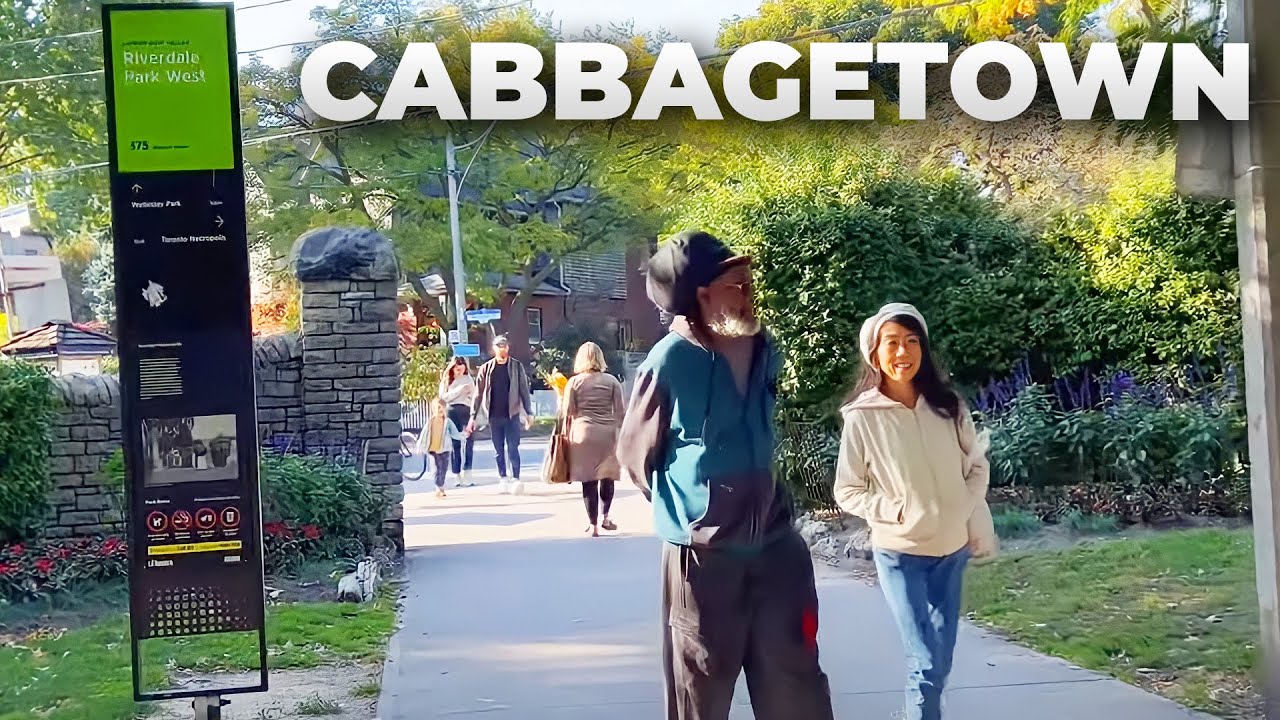Toronto's Victorian Neighborhood Cabbagetown Walk w/ JohnnyStrides