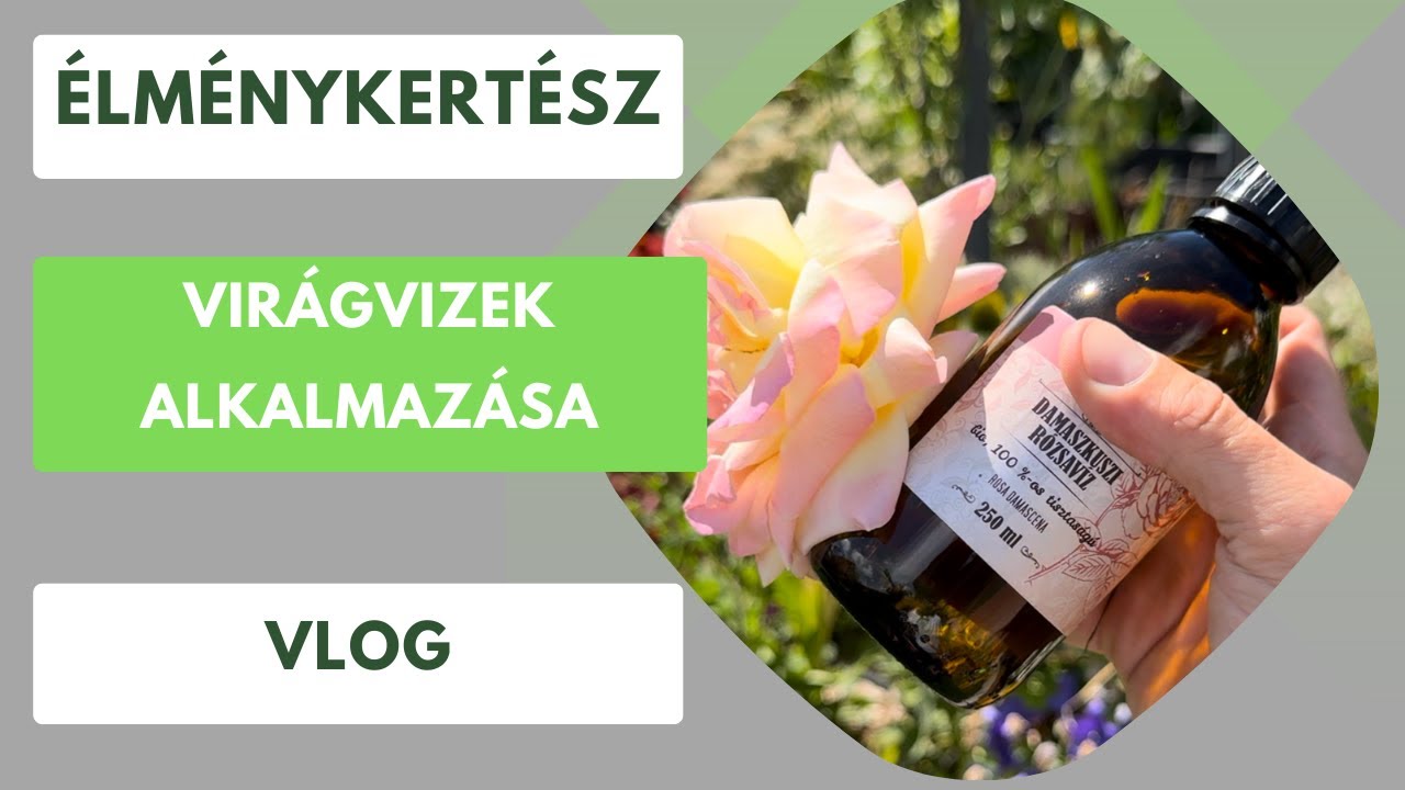 Virágvizek használata🌹