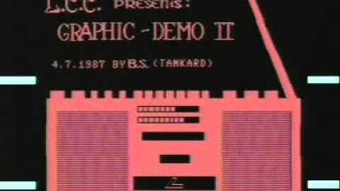 L.C.C. - GRAPHIC DEMO - VOLUME II (Commodore 64) - 04/07/1987