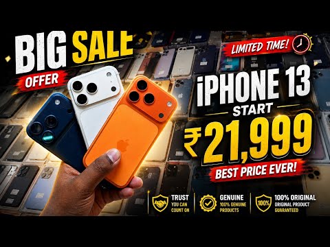 Big Sale | iphone 13 Start just 21999 | Limited Stock Sale 🔥 #iphonesale #secondhandmobile #sale 