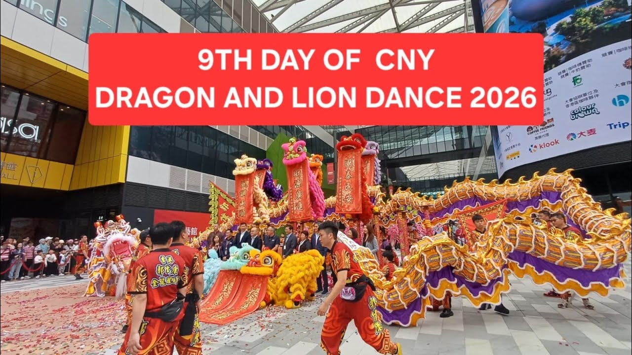 9th Day of CNY / Dragon Dance and Lion Dance 2026 #liondance #dragondance #2026 #performers 