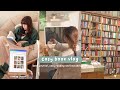 Cozy Reading Vlog📖┃book journal, cozy reading &amp; bookshelf tour