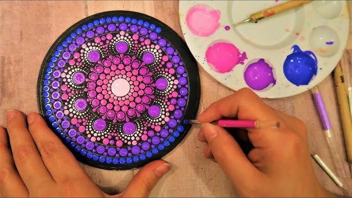 Dot Mandala Painting Kit - Dotting Tools and Stencils for Dot Mandala  Painting