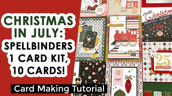 10 Cards - 1 Kit | Spellbinders Merry Moments Holiday 2025 Kit