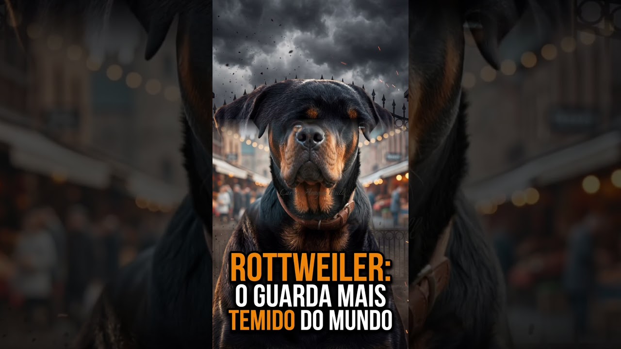 O cão guarda mais conhecido do mundo, Rottweiler. #dogs #pets #cachorro #rottweiler