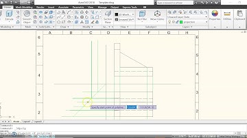 Orthographic Projection Using AutoCAD | AutoCAD Tutorials for Beginners.