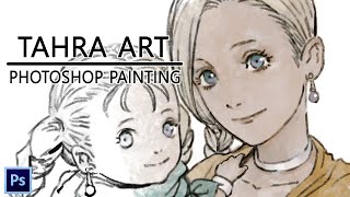 Photoshop painting(포토샵 페인팅) - Bianca from Dragon Quest 5 / Guitar cover BGM from DQ5 OST