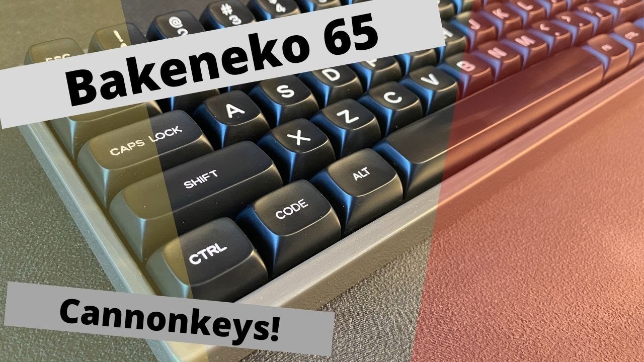 Bakeneko 65 Keyboard Build - YouTube