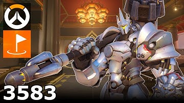 Overwatch Reinhardt Gameplay | CTF | Ayutthaya  | 3583