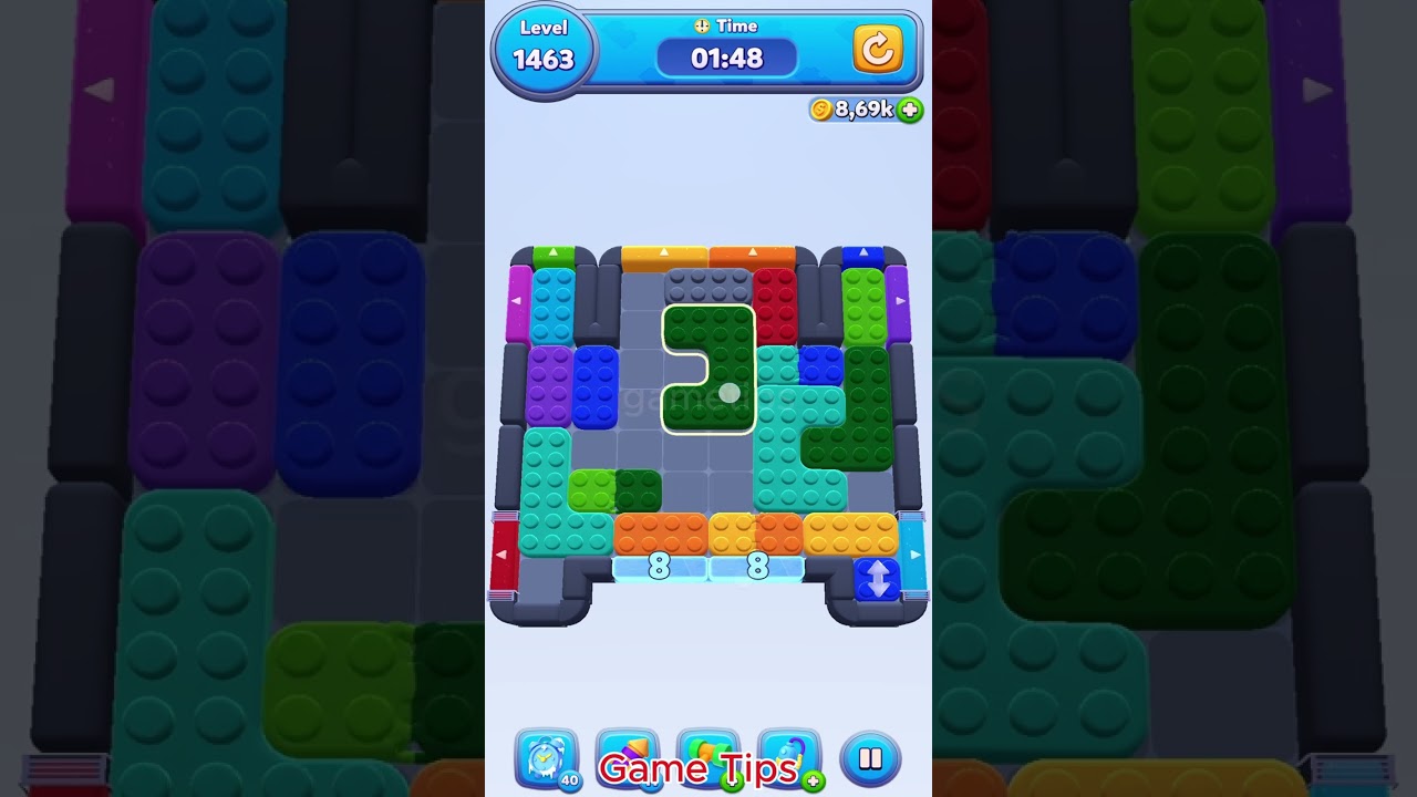 Color Block Jam level 1463 Solution Walkthroug - YouTube