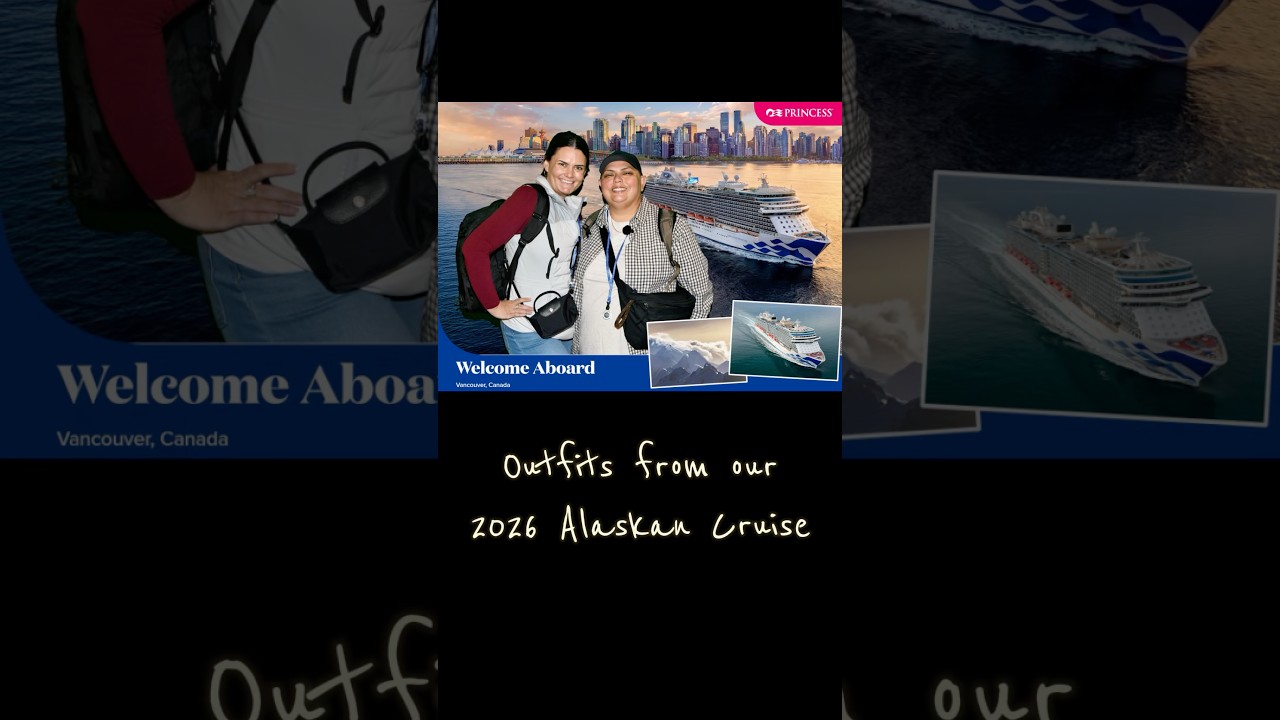 What I wore on our Alaska cruise 🏔️🚢❄️ #AlaskaCruise #CruiseOutfits #OOTD