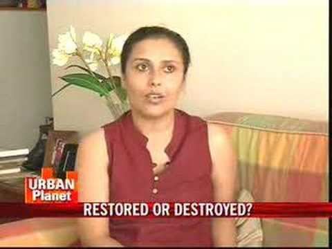 In the name of restoration, the Maharashtra Government has poured cement over 400-year-old monuments, leaving conservationists up in arms. At Mumbai's Sewri fort, when one steps in, it's like entering into a 17th century bastion and time of Portuguese rule. But as soon as you step out, freshly plastered cement covers this fort.