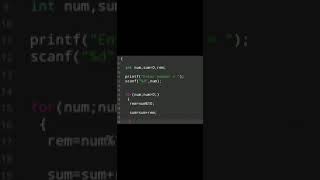 #53| Programming Language Tutorial Video | C Language Exercise 54 #shorts #coding