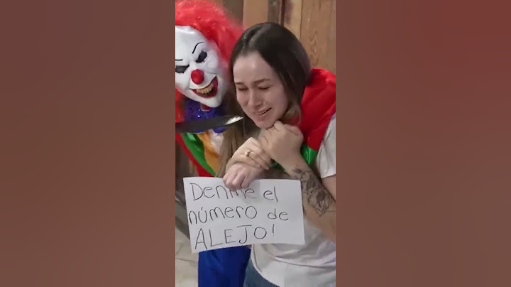 El payaso quiere el número de Alejo Igoa 😱🤡 #shorts