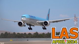 Plane Spotting at Harry Reid Las Vegas International Airport: April 2024