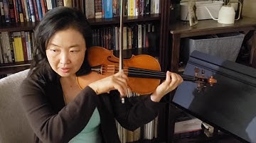 D-flat Scale 2 Octaves for Violin - Play Along and Mini Tutorial