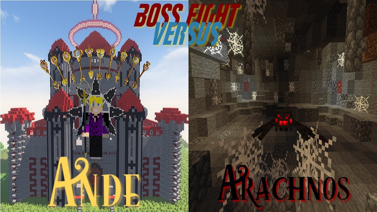 Fairy Tail Minecraft Server | Arachnos Boss Fight (Fairy Tail Minecraft)