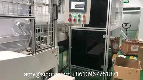 Automatic paper cup inspection machine &  packing machine & case machine