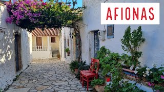 Afionas, the historic village with the amazing views!