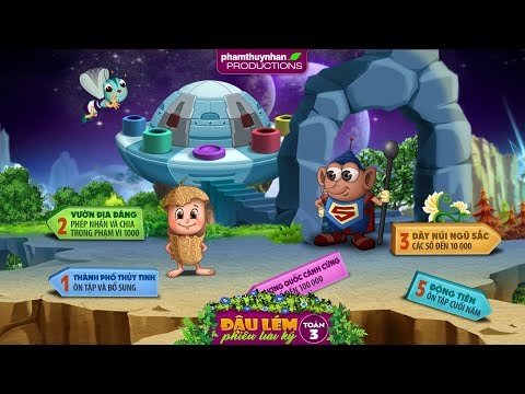 Video Đậu Lém Phiêu lưu ký - Toán lớp 3 - youtube