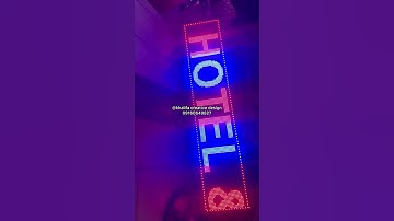 LED Sign Programmable Scrolling DisplayMessage Board Made for @hamicashotel&suitesIt