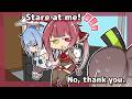 Marine is sitting between Matsuri and Pekora.【Animated Hololive/Eng sub】【Marine/Matsuri/Pekora】