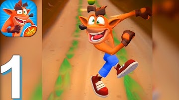 Crash Bandicoot Mobile - Gameplay Walkthrough Part 1 Tutorial (Android,iOS)
