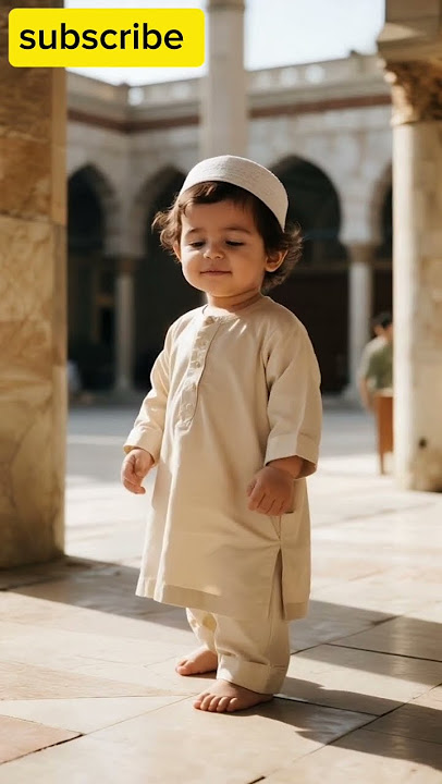 'Even the Youngest Hearts Remember Allah ❤️🕋 Baby Recites Surah Ikhlas'#IslamicPride #LittleBeliever