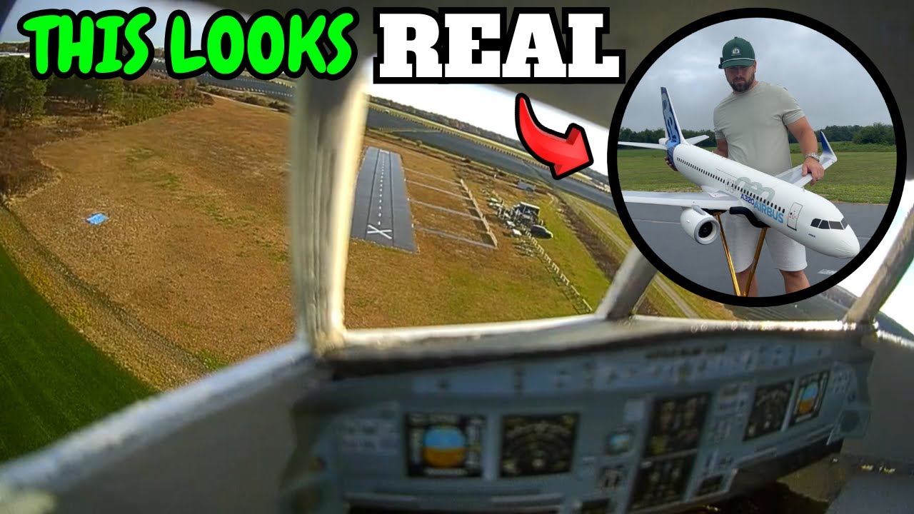 POV: Полет на AIRBUS A320… В режиме FPV!