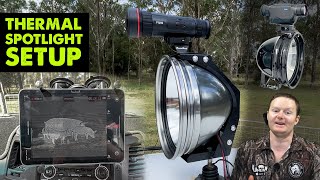 Thermal Spotlight Setup - Remote Mounted Thermal Options - www.bristleup.com.au
