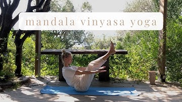 Mandala vinyasa yoga ♡ Intermediate flow – 360° around the mat!
