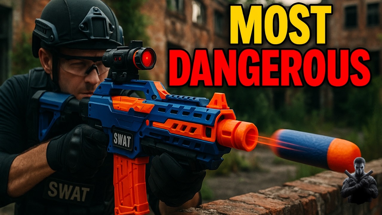Top 9 MOST DANGEROUS BANNED Nerf Blasters