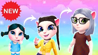 My Talking Angela Life Stages Makeover: Child, Teenager, and Elder Transformation” screenshot 3