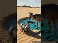 Kangaroo saved Brinjal plants from drying out by wateringthem 😭#ai #tree #save #kangaroo