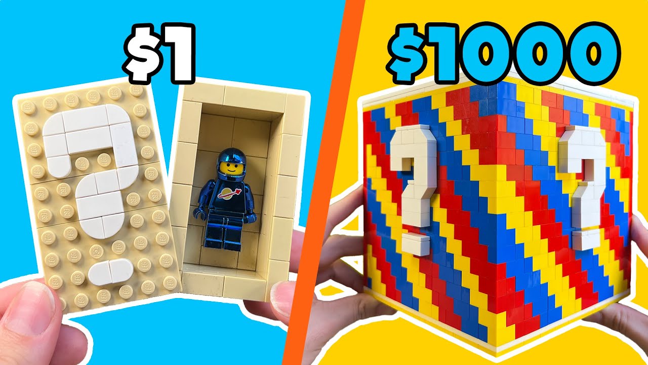 $1 vs $1000 LEGO МИСТЕРИ БОКСЫ