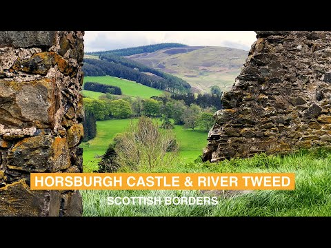 Horsburgh Castle & The River Tweed, Glentress, Scottish Borders, Scotland