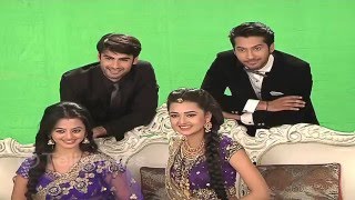 Swara, Sanskar, Laksh and Ragini on the sets of Swaragini PHOTOSHOOT Resimi