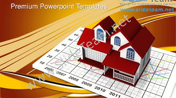 Real Estate Marketing Concept PowerPoint Templates ppt Themes 0812 Slides Backgrounds