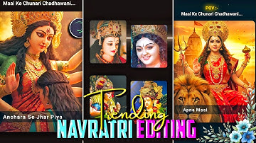 Navratri 2025 Special Video | Mata Rani Status Editing In Mobile | Full Tutorial