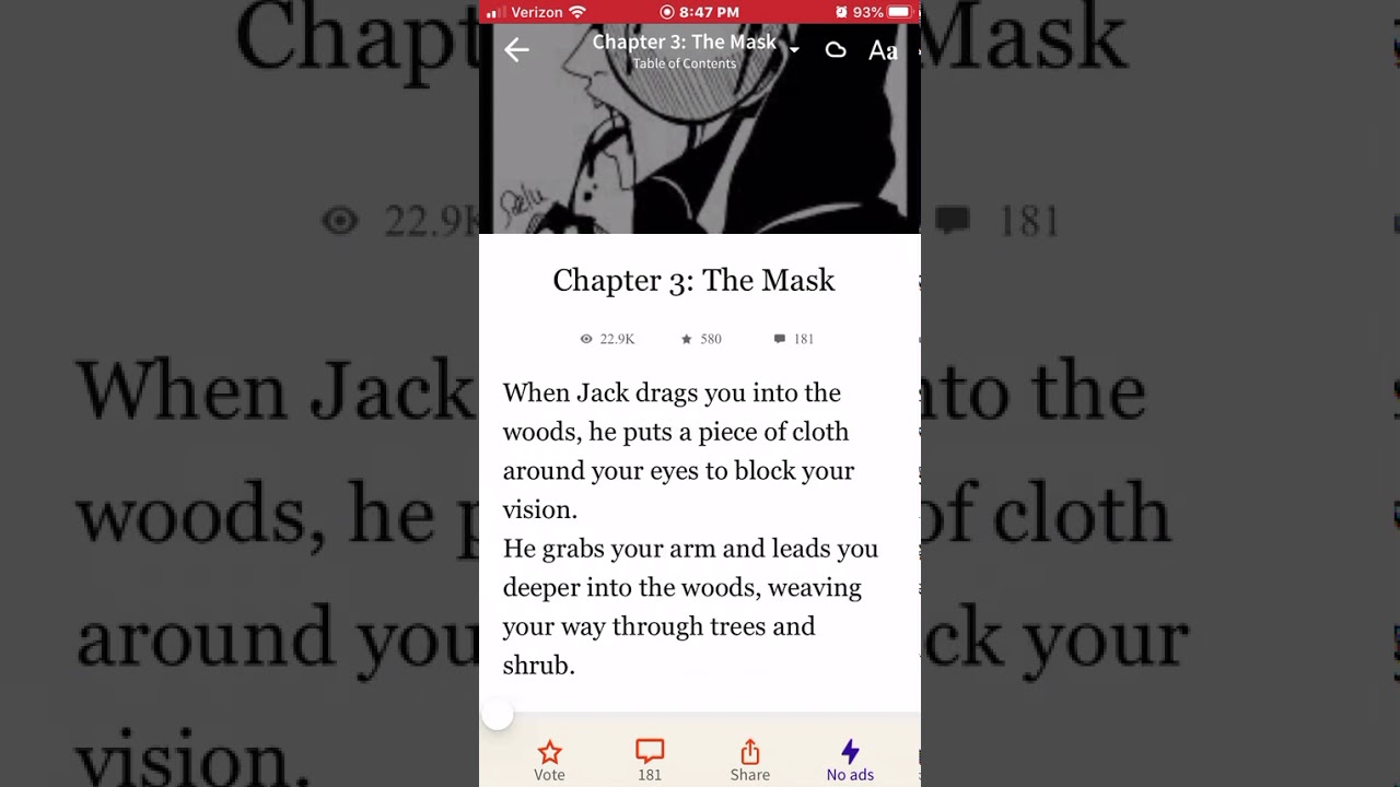 Eyeless jack x listener chapter 3-4