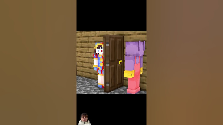 When Jax'S Love For Pomni Is Prevented By Pomni'S Door #minecraft #animation #minecraftmemes