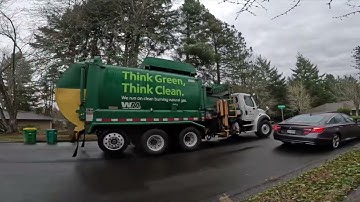 freightliner labrie automizer garbage truck